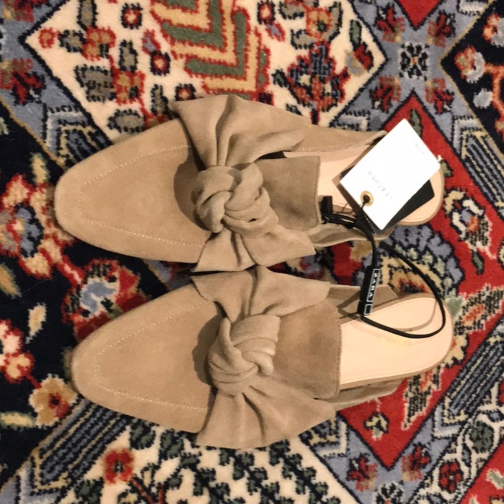 Like Ulla Johnson Prada Zara Suede Mules Loafers